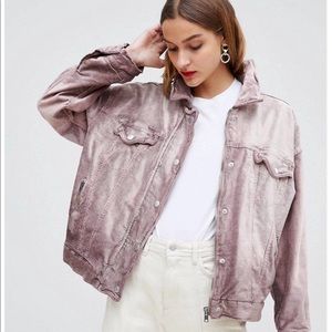 FP trucker boyfriend velvet jacket